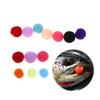 20pcs 8mm 10mmm Fly Fishing Mimic Fish Egg Roe Salmon Trout Bait Floating Plush Balls Eggs