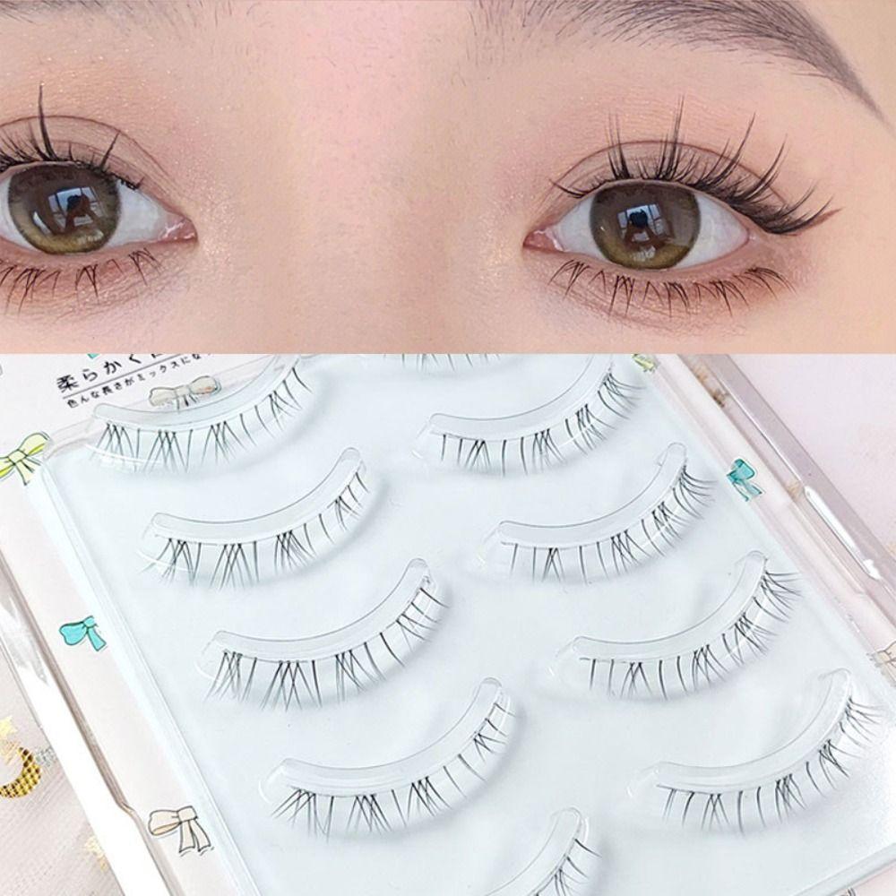 Нижние норковые ресницы Инструмент для макияжа Накладные ресницы Полная полоска Ресницы для глаз Наращивание нижних ресниц