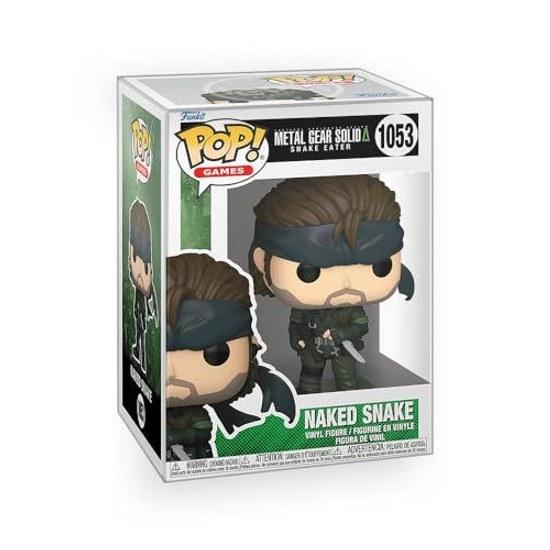 Epic Collectibles Pop Metal Gear - Виниловая фигурка Нагой Снейк Включает защитный бокс, совместимый с Funko.