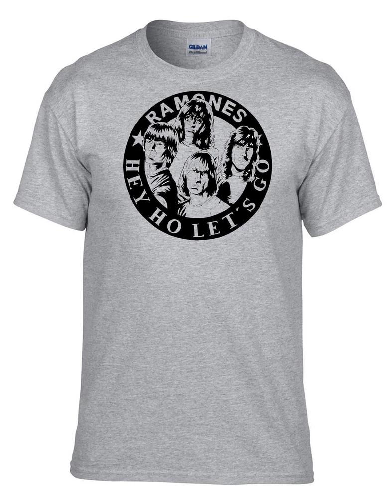 Ramones Rock Music Metal Rules Grey Kids TShirt 074szKids