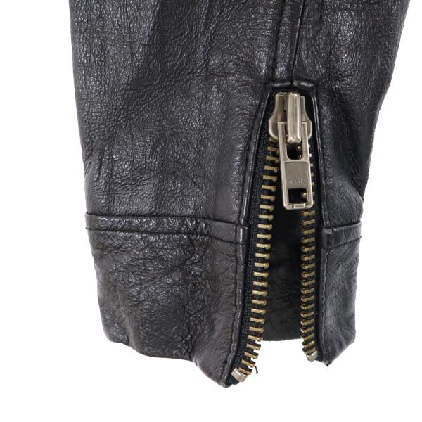 Loaf Куртка кожаная короткой длины Pigskin 1 черная Женская Б/У