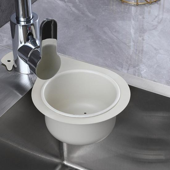Kitchen Sink Drain Basket Swan Drain Rack Universal Simple Installation Multifunctional Kitchen Triangular Sink Filter Swan Drain Basket