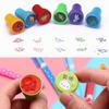 10PCS Cartoon Kids Gift Self-ink Birthday Party Favor Festival Party Gifts Animal Stamps