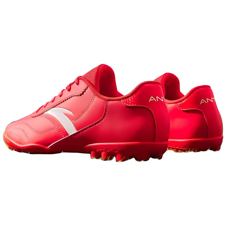 Anta Искусственный газон TF (Резиновые шипы) Амортизирующие футбольные бутсы мужские футбольные бутсы красные белые 912332202-3