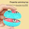 Track Ball Spinning Top Stress Anxiety Relief Hand-Eye Coordination Portable Travel Rotating Spinner Fingertip Gyroscope Fidget Toy