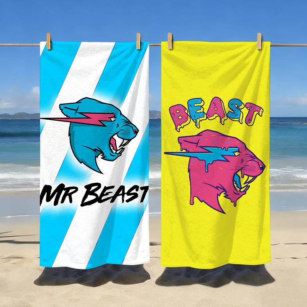 Горячее полотенце M-Mr Beast для плавания, йоги, спортзала, быстросохнущее, мягкое и приятное для кожи, пляжные полотенца, всесезонное