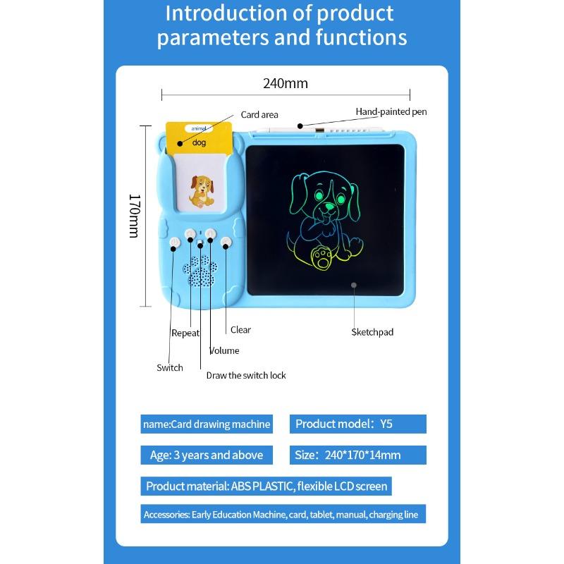 1 УПАКОВКА Детская ЖК-доска для письма Amazon Карта Машина для рисования Карта Граффити Доска для рисования Пазл Машина "Все в одном"