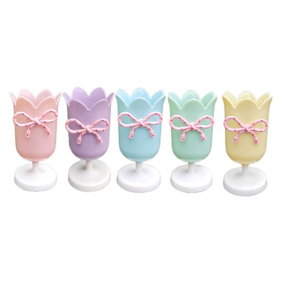 Tulip Pen Holder Cute Desktop Organizer for Girls Students Multi-Function Pencil