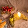 Золотая Звезда Луна Поднос Железный Фестивальная Атмосфера Украшение Фруктовая Корзина Домашние Закуски Хранение Дим Сам