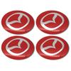 4Pcs 56mm For Mazda 3 6 2 626 CX5 CX 5 CX3 RX8 MX3 MX5 Atenza Axela Accessories Car Wheel Center Hub Caps Stickers Badge Decals k1