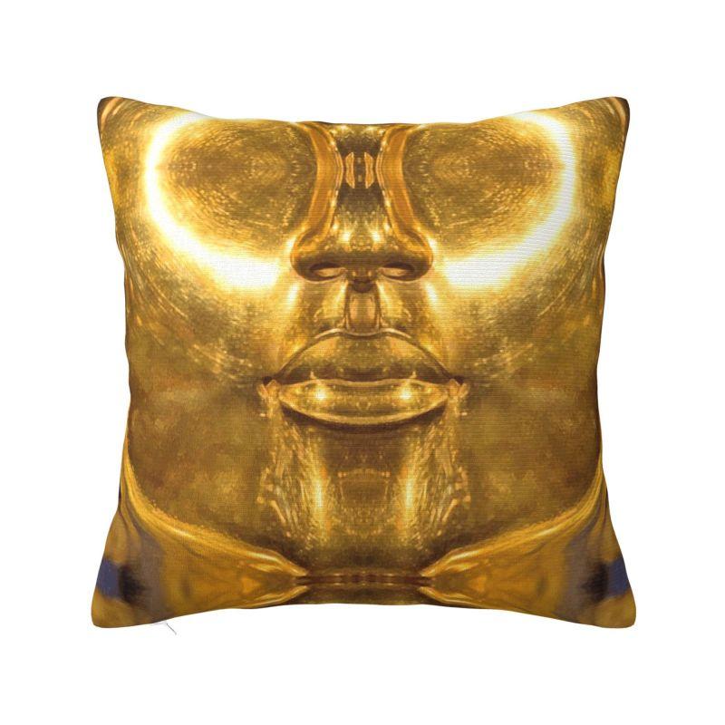 Luxury Pharaoh King Tut Gold Lapis Cushion Cover Soft Egypt Egyptian Throw Pillow Case for Car Square Pillowcase Home Decor