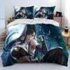 Tifa Aerith сексуальная девушка кружево мультфильм игра одеяло комплект постельного белья, пододеяльник постельный комплект пододеяльник наволочка, комплект постельного белья королевского размера