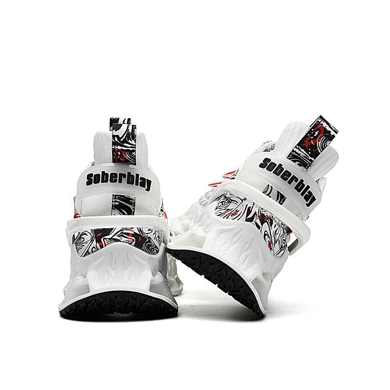 2024 New Men's Shoes Blade Sports Shoes Men's Summer Flying Weaving Fashion Trend Men's Casual Running Shoes Men's Trendy Shoes