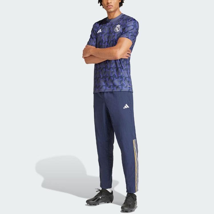 adidas Real Madrid Pre-Match Jersey Asia Sizing 'Blue' Men's IQ0544