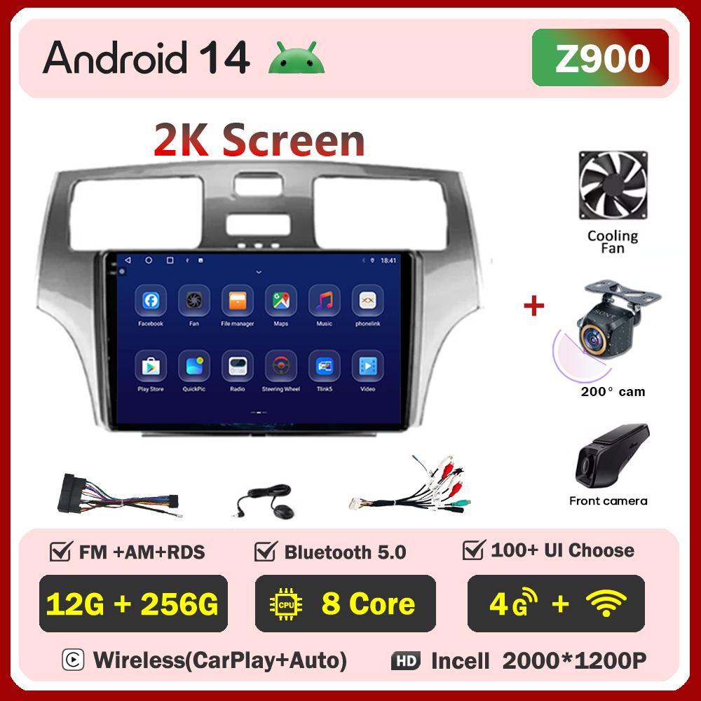 Для Lexus ES300 ES 300 ES330 XV30 ES 330 2001-2006 Carplay Auto Screen Wireless Android Auto Car Intelligent Systems AutoMotive