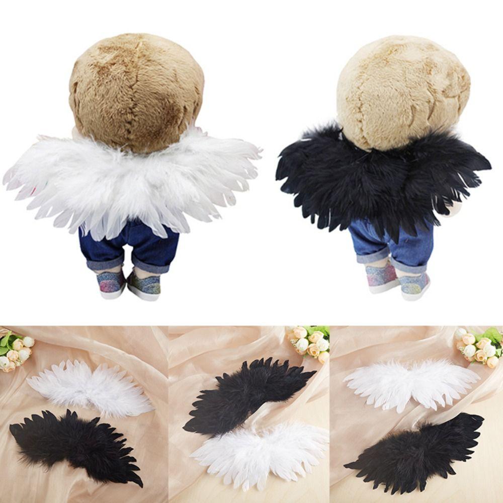 DIY Costume Angel White Wing Dressing Up Festival Feather Wing Angel Feather Wings Photo Props