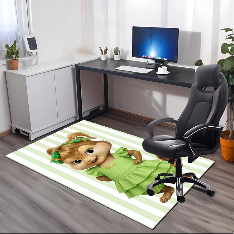 Alvin and the Chipmunks Printed Carpetrugfor Office Chair Living Room Bedroom Kitchen Room Decor Gifts