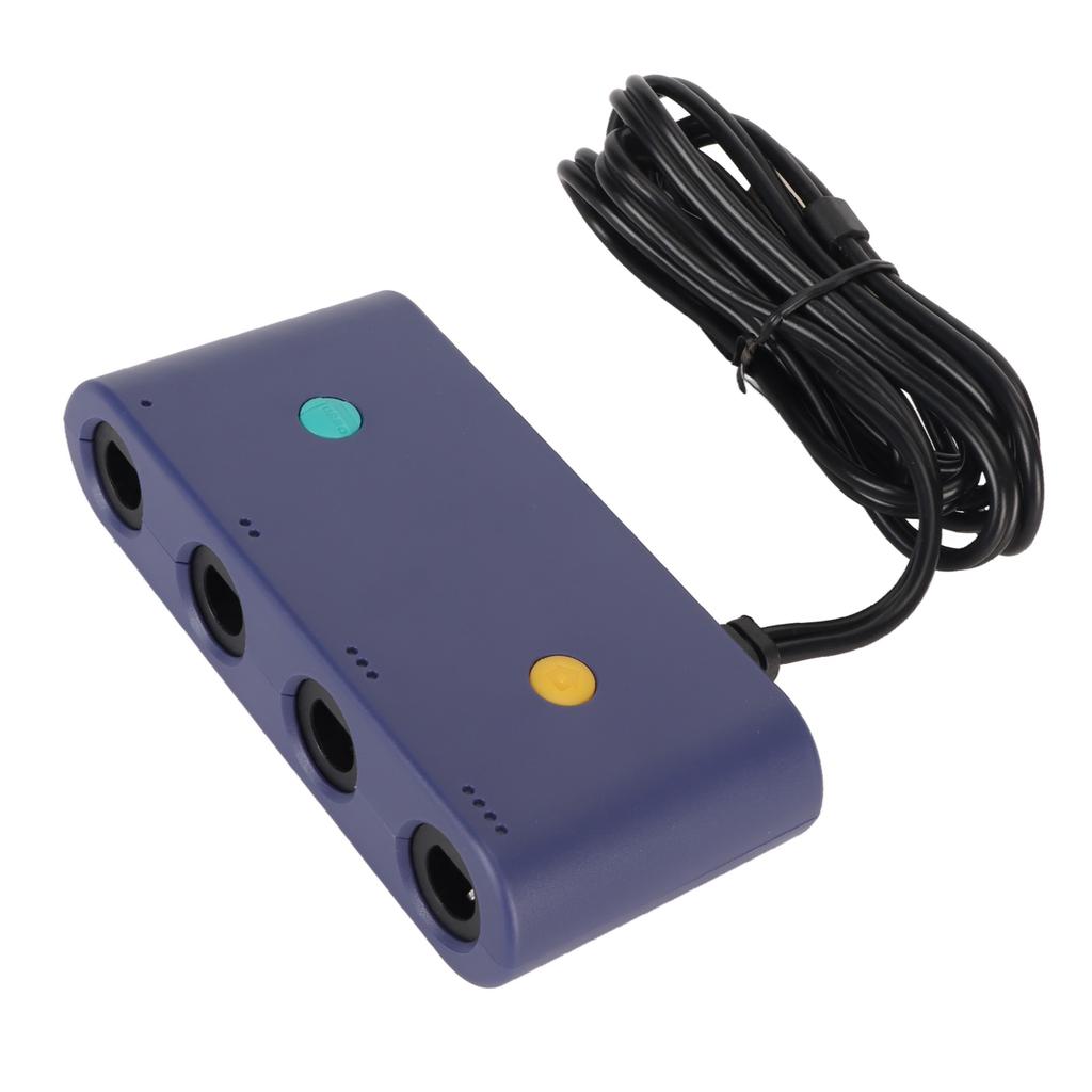Адаптер-конвертер 3-в-1 для контроллера Gamecube, Универсальный конвертер, совместимый с Wii U, Switch и ПК, Конвертер для подключения игровых контроллеров