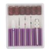 5pcs Nail Art Grinding Head Dead Skin Removal Nail Drill Bits Sanding Polishing Head Set