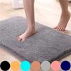 Домашний коврик для ванной, нескользящий ковер для ванной комнаты, мягкий плюшевый меховой коврик, коврик для кухни, туалета, декор пола, моющиеся коврики, коврики