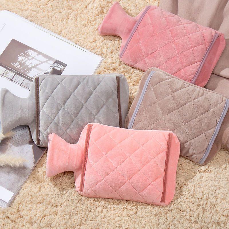 Утолченная вельветовая грелка с карманами для рук для тепла и противоожоговой тепловой терапии.