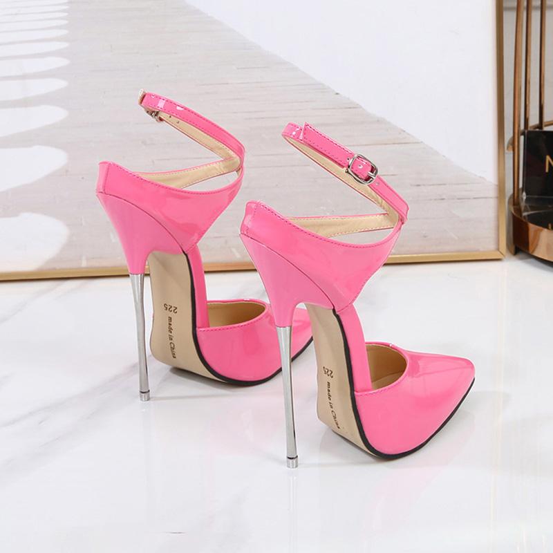 Женская профессиональная танцевальная обувь для ночного клуба, пикантная модная обувь для танцев на пилоне, большие размеры, каблук 16 см WZ