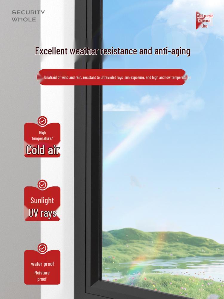 Черный водостойкий силиконовый герметик для окон и дверей для заделки швов, противоплесневый клей для стекла