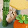 HOOPET Flower Cat Tree Многоуровневая башня для кошек с когтеточками из сизаля Домашние кошки Столб для кошек в кондоминиуме Туннель для кошек