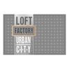 Сервиз - Loft Urbain - Непрозрачный - 28,5 x 44 см - Gris - Rectangulaire
