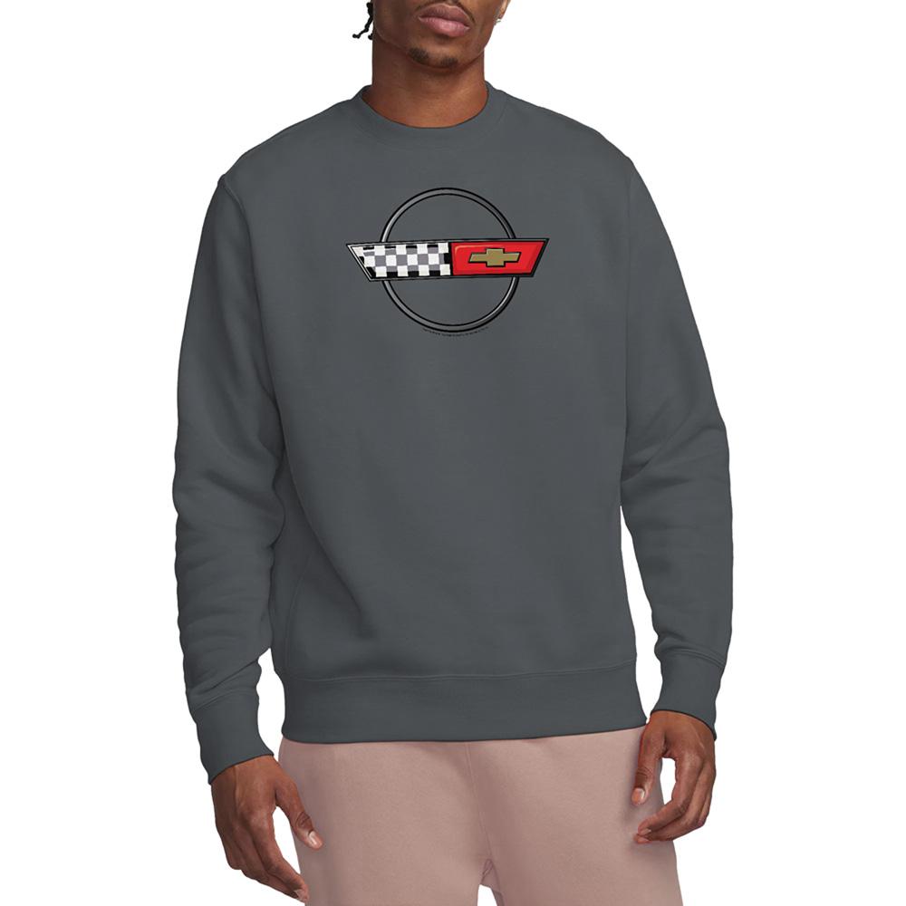 Chevrolet Unisex Adult 4Th Gen Vette Logo Sweatshirt