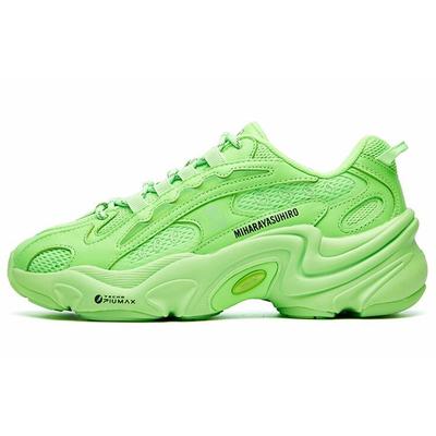 Mihara Yasuhiro X Ткань Pantera Модные низкие кеды Женские кроссовки Тигрово-зеленый F12W111137FGG