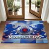 Rangers FC Design Crystal Velvet Rug Soft Decorative Mat for Bedroom Entrance