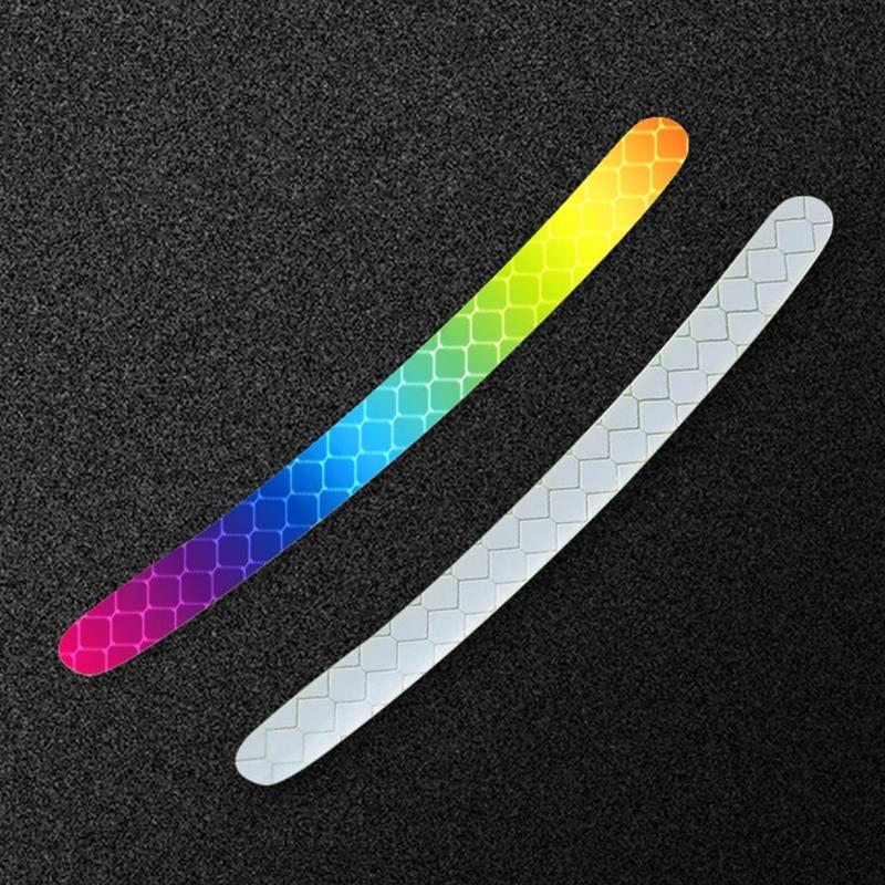 20 шт. Клейкая декоративная полоса-наклейка для ободов шин, Наклейка для ступицы колеса автомобиля, Светоотражающая наклейка, Предупреждающая наклейка для безопасности в ночное время