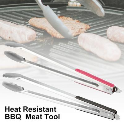 16-дюймовые длинные кухонные щипцы, термостойкие барбекю, салаты, зажим для гриля, инструмент для мяса рыбы