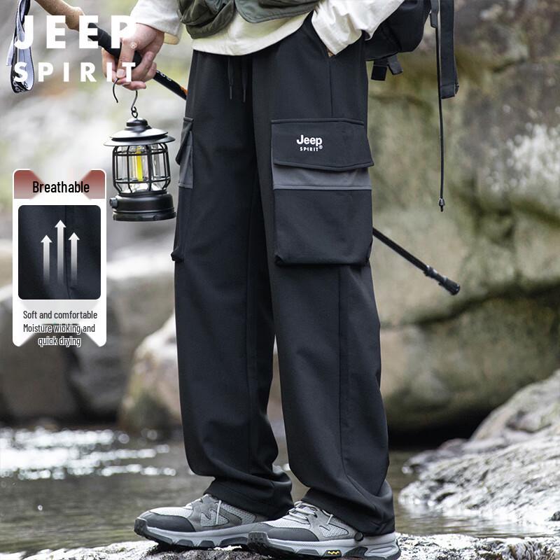 JEEP SPIRIT Men's Straight Leg Cargo Pants