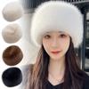 1PC Ear Protection Thick Warm Winter Women's Fashion Fluffy Plush Hat Snow Ski Cap Imitation Fur