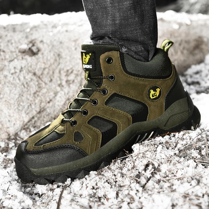 Новые полуботинки для активного отдыха, хлопковые ботинки, теплые альпинистские ботинки, мужская обувь, женская обувь, большой размер
