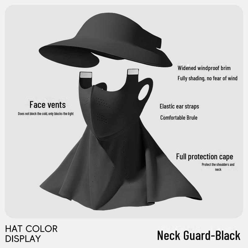 Женская бесшовная солнцезащитная шляпа: Большие поля, ажурный верх для езды на велосипеде весной и летом