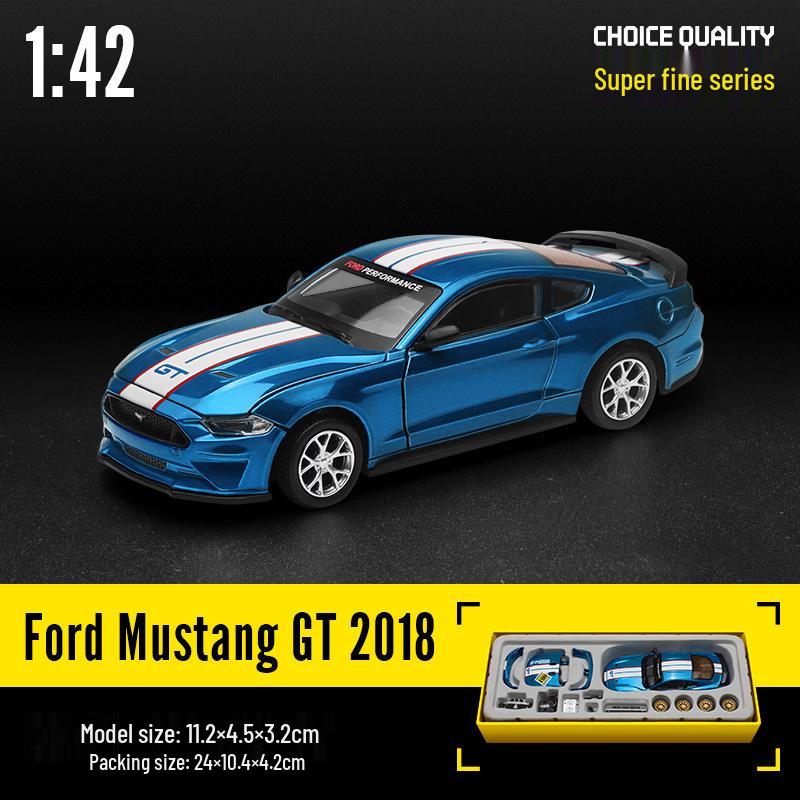 Кайпо 1:42 Ford Mustang GT Модифицируемая Модель Гоночного Автомобиля из Сплава Украшение