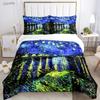 Van Gogh Art Cute Kawaii Пододеяльник Одеяло Постельное белье Мягкий пододеяльник и наволочки для подростков Односпальная/Двуспальная/Queen/King