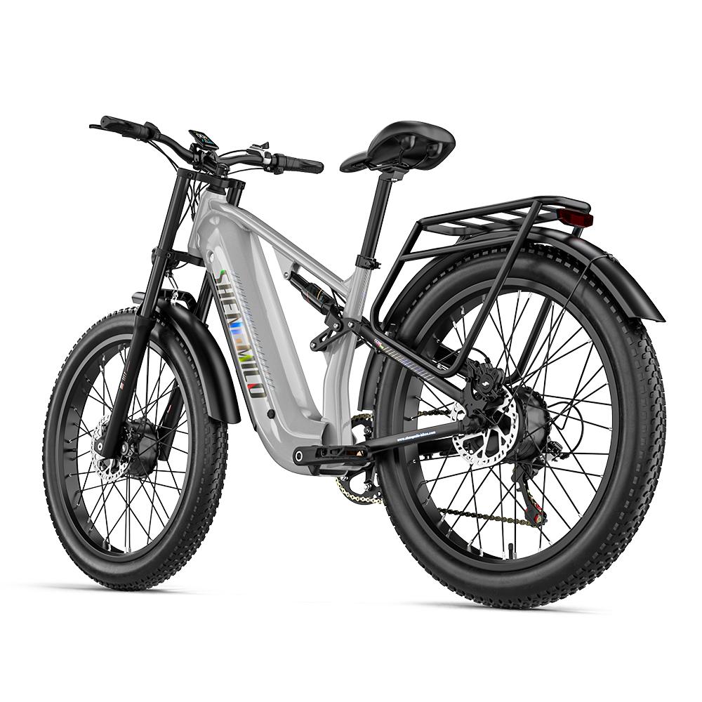 Shengmilo S600 Pro Adult All-Terrain Electric Bicycle 48V25AH Battery 90KM Max Range 2*1000W Dual Motor 45KM/H Top Speed No ABE E-Mountain Bike