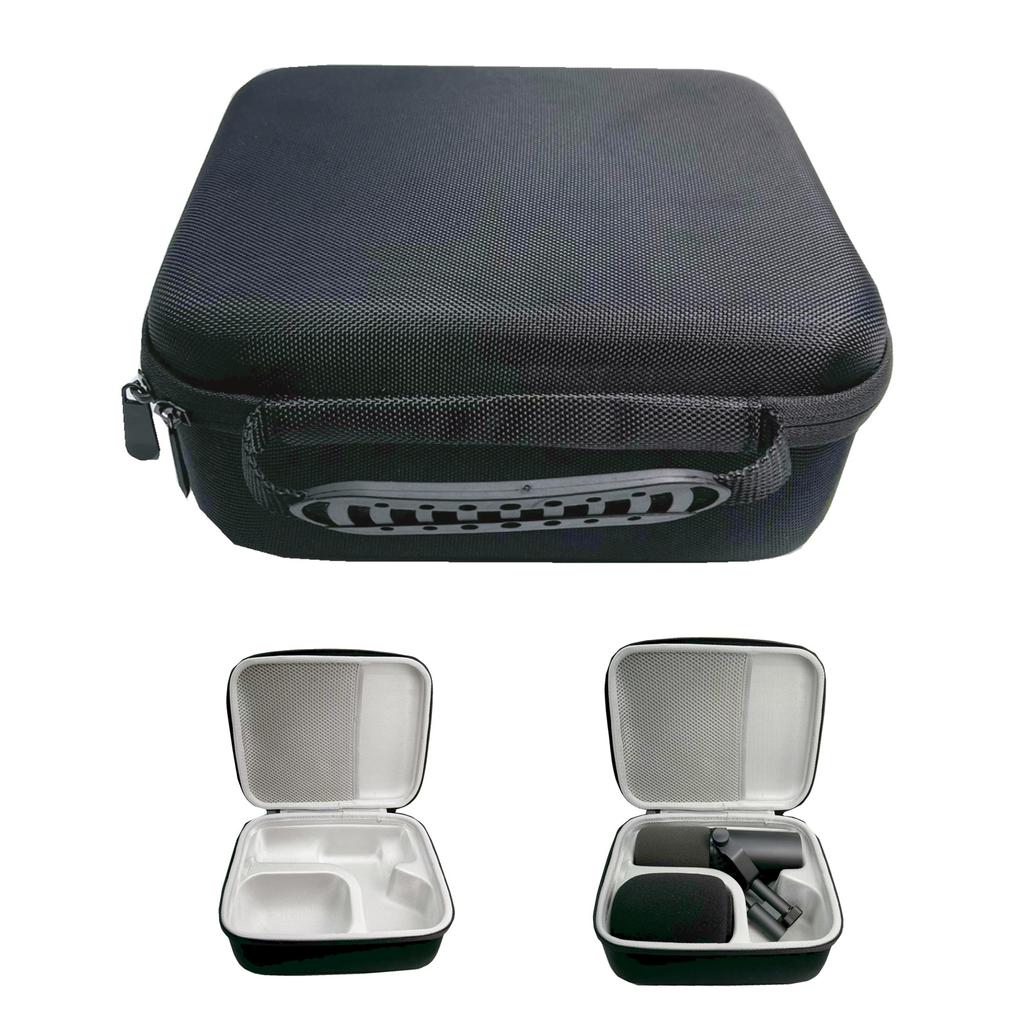 Portable Hard Case Carrying Storage Bag for Shure SM7B/MV7/MV7X Microphone for Travel Office Home, Case Only