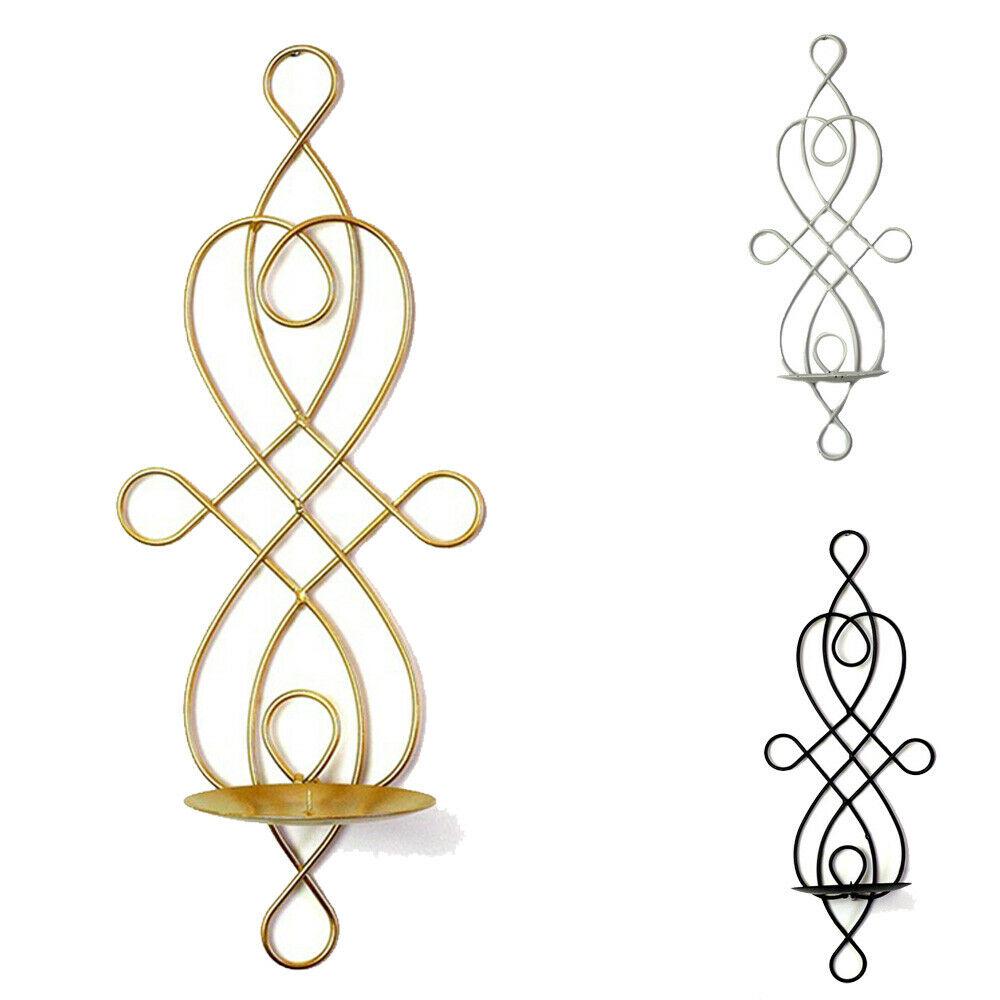 Железный подсвечник в скандинавском стиле, настенный подсвечник, декор для дома и комнаты