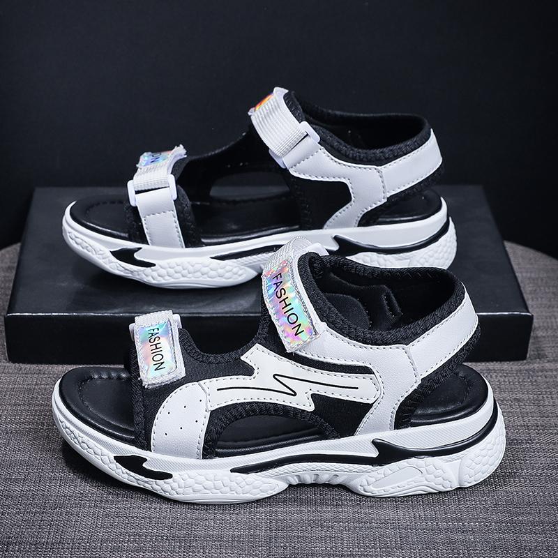 Летняя детская мода легкие сандалии для отдыха на открытом воздухе на толстой подошве пляжная обувь тапочки женская обувь обувь для девочек