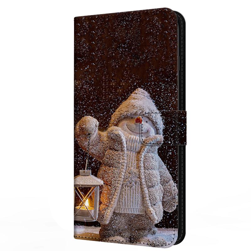 Wallet For Oneplus Ace 6 Flip Stand Book Phone Cover Magnetic Leather Case Cartoon Anime Merry Christmas Capa Oneplus Ace6 5G