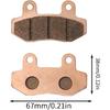 Brake Pad For Sur Ron Ultra Bee,Rear Front Disc Brake Pads Durable Electric Dirt Bike Brake Pads Motorcycle Parts