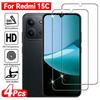 1-4 шт. Ультра HD Закаленное Стекло для Redmi 15C Защитная Пленка на Экран Полное Покрытие 9H Защитные Пленки от Царапин для Xiaomi Redmi 15C