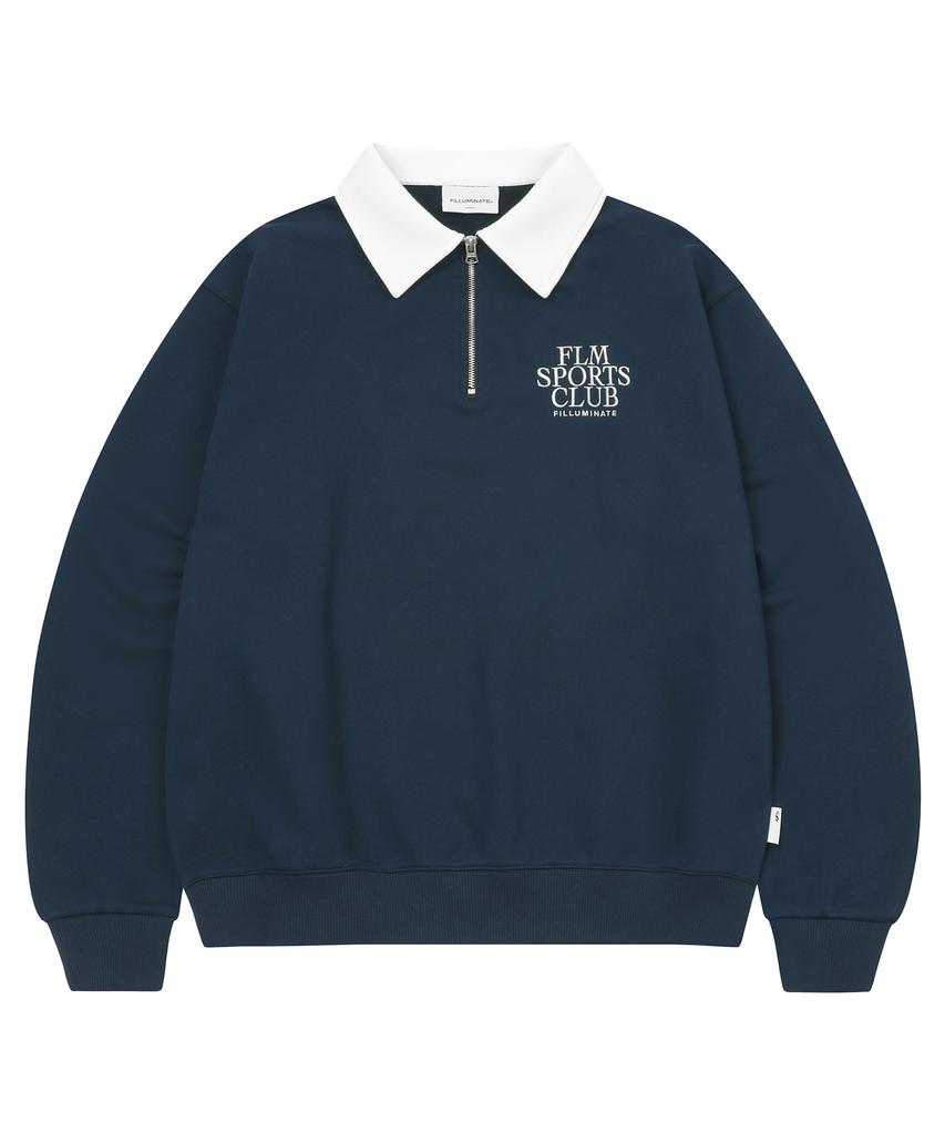 FILLUMINATE Flm Sports Club Sweatshirt - Navy