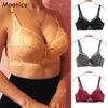 Женский кружевной бюстгальтер Push Up большого размера с большой чашкой, хлопковое нижнее белье на косточках