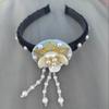 Pearl Hanbok Hairband Tassels Stage Dance Hair Hoop Gift Korean Headband  Children